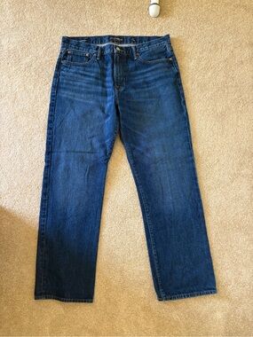 Lucky Brand Men's Dark Blue Straight Jeans